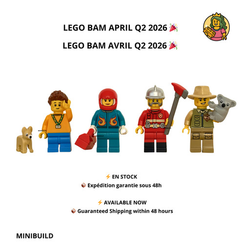Lego minifigures bam april - lego,