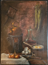 XIXe Huile Sur Toile Nature