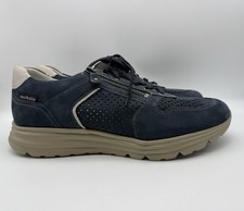 NWOB Mephisto Men's US 10.5 Brayan Perf Blue Suede Sneakers Mobils Ergonomic