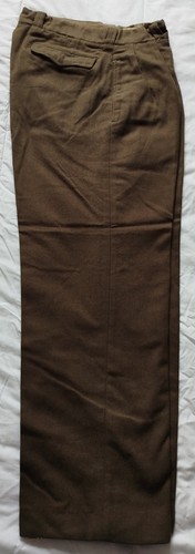 Pantalon militaire laine kaki - pantalon,