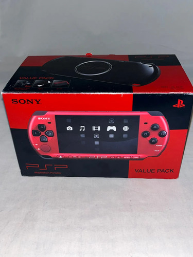 Console sony psp 3000 rouge - console,