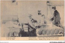 AJCP3-0272- MILITARIA - 1914 WAR - BROTHERS IN ARMS - BELGIAN OFFICER VI