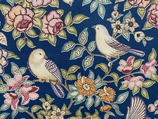 Morris Oiseau Floral Bleu