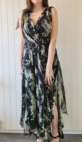 Robe longue noire avec - , corsage