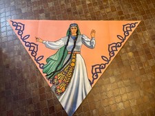 Affiche En Triangle Femme Orientale En Costume Traditionnel  Danse