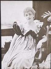 Miss Esme Deringer (Beringer), English Actress, Magic Lantern Glass Slide