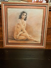 Dessin de nu féminin en