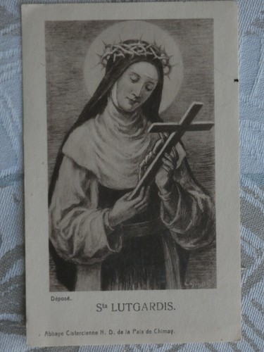 Image pieuse sainte lutgardis - pieuse,
