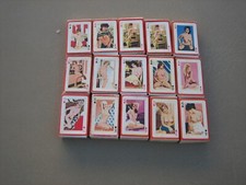 15 jeux  de carte érotique format de poche mini vintage