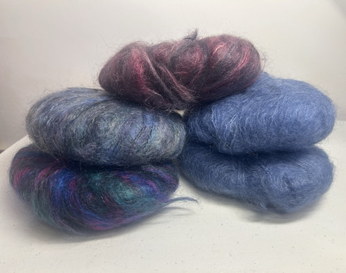 Mohair style fuzzy luxury yarn - fuzzy,