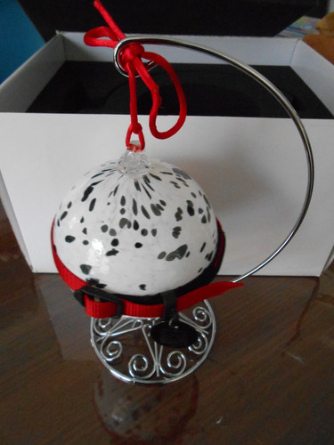 Boule noel verre - de,