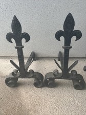 Antique Fireplace Chenets 