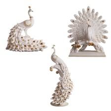 Statue de paon élégante