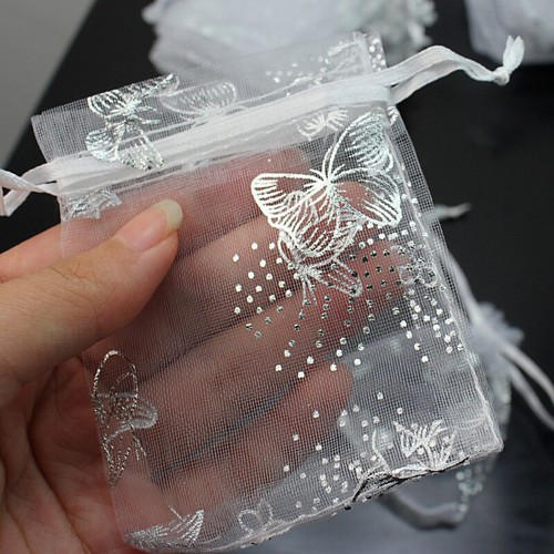 Lot sachets organza - 50,