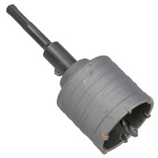 Foret à noyau métrique de 65 mm avec arbre SDS et perceuse pilote coupe-briques