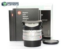 Leica Summicron-M 35mm F/2 ASPH. E39 Lens 6Bit Silver 11882 *MINT in Box*