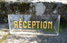 PLAQUE VINTAGE DE COMPTOIR EN