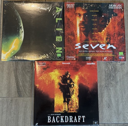 3xlaserdisc pal alien - ld, vf