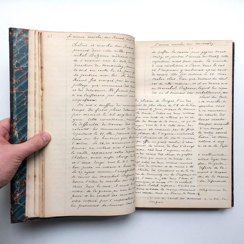 Guerre 1870 manuscrit - de,