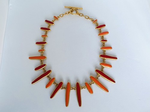 Collier ras cou - cou, émaillé