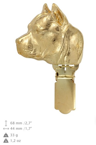 Amstaff clip doré avec - clip,