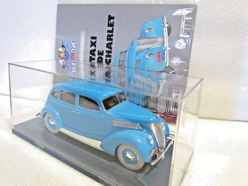Voiture tintin taxi marc - 1/24-,
