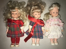 Vds rare vintage lot 3 mini poupées COROLLE CAROLI1NE 7 cm une toute d'origine
