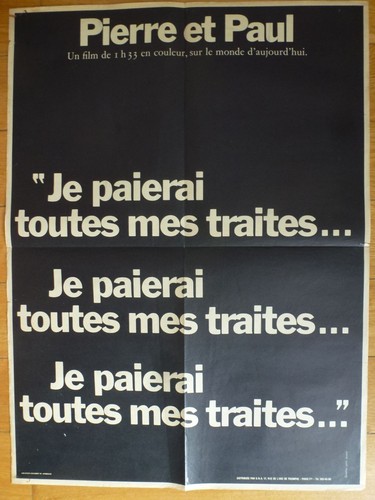 Pierre paul affiche - et,