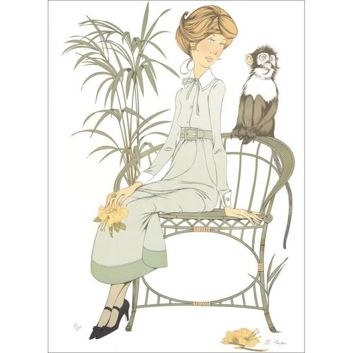 Noyer philippe lithographie - noyer,