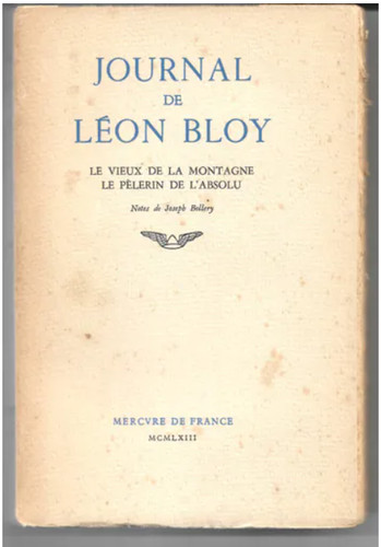 Journal léon bloy - léon, notes