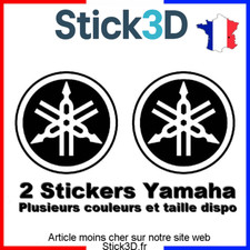 Lot de 2 Stickers Logo Yamaha