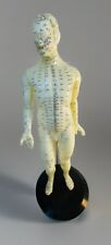 Chinese Acupuncture Model Male 17” In With Base Rubber Model Vintage 