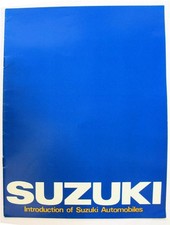 SUZUKI Automobiles Car Publicity Piece Brochure c1970 #99999-B2001-001