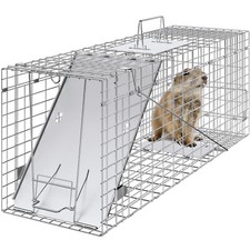 VEVOR Cage Piège pour Animaux 785x254x305 mm Sans Cruauté pour Chats Écureuils