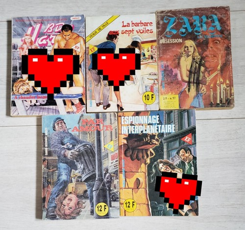 Lot ancienne ef souples - 5,