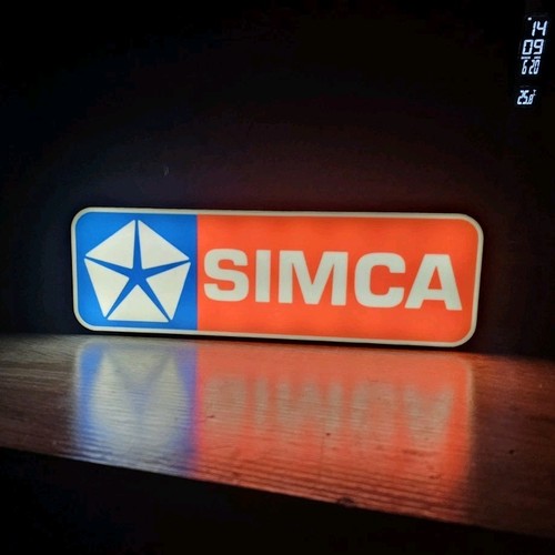 Enseigne simca lumineux - simca,