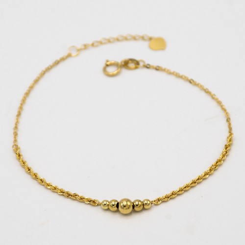 Bracelet jaune 18 - 18, carats