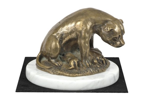 Staffy type figurine avec - type,