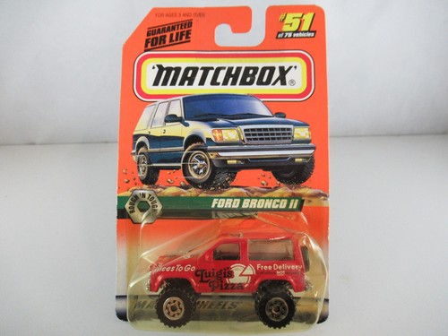 Matchbox ford bronco pizza - matchbox,