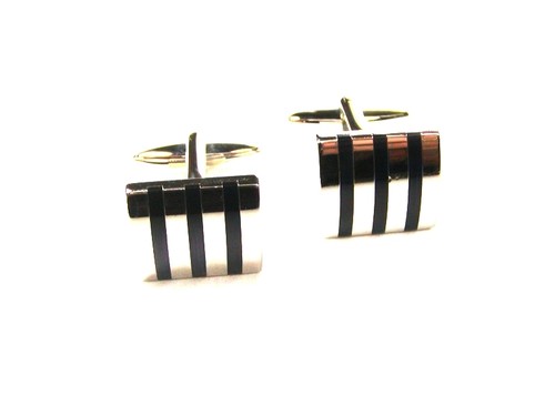Silvertone black stripes - silvertone,