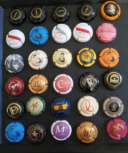 Lot capsules champagne - capsules,