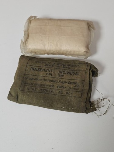Pansement militaire ancien