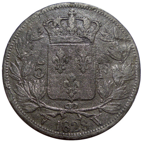 Francs charles 1828 w faux - charles,