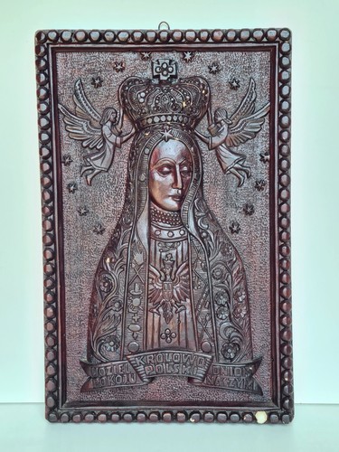 Plaque religieuse vierge - plaque,