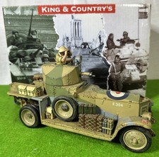 King & Country ~ WWII 8th Army~ Desert Rolls-Royce Armored Truck ~EA044  EUC Box