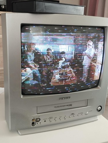 Vhs avec magnétoscope - tv,