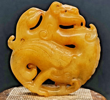 Ancien pendentif dragon jade