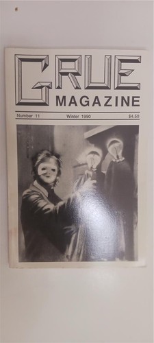 Grue horror fanzine magazine - grue,