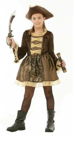 Costume pirate fille taille - de,