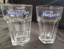 A1BC⚠️VINTAGE 6 VERRES A BIÈRE HOEGAARDEN GRAVÉ 25CL  TRES BON ÉTAT ⚠️